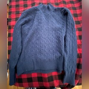 J. Crew Navy Extra Soft Turtleneck Sweater